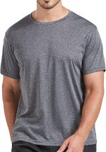 5 Pack Men's Dry Fit T Shirts, Athletic Running Gym Workout Short Sleeve Tee Shirts for Men - Image 6